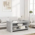 vidaXL Couchtisch Betongrau 100x50x50 cm Holzwerkstoff
