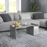 vidaXL Couchtisch Betongrau 90x45x35 cm Holzwerkstoff