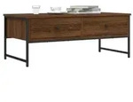 vidaXL Couchtisch Braun Eichen-Optik 101x49x39,5 cm Holzwerkstoff