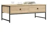 vidaXL Couchtisch Sonoma-Eiche 101x49x39,5 cm Holzwerkstoff