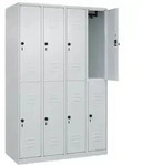 Spind Classic PLUS doppelt 4Abt 1850x1200x500 lgr/lgr