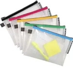 Exacompta 10x Tasche EVA + Rei&szlig;verschluss, flexibel PP, DIN A5, sortiert,...