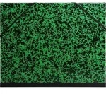 Exacompta 10x Zeichenmappe + Gummizug B3 Annonay, 37x52cm, Gr&uuml;n, 542200E