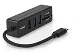 Nedis CCGB64250BK01 USB-Hub 1x USB-C 3x USB