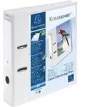 Exacompta 10x Ordner, R&uuml;cken 70mm, 1 Au&szlig;enh&uuml;lle, A4, Kreacover, Wei&szlig;, 53789E