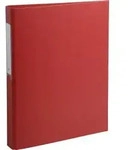 Exacompta 10x Ringbuch Karton 18mm PP 2Ring 25mm rund R&uuml;cken 40mm A4 Rot 54385E