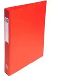 Exacompta 10x Ringbuch Karton 18mm PP 4Ring 25mm R&uuml;cken 40mm A4 Rot 51385E