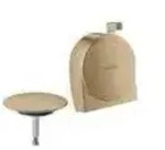 HG Fertigmontageset EXAFILL S Wannenein Ab u &Uuml;berlgrt. brushed bronze