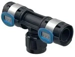 "Geberit FlowFit &Uuml;bergangs-T-St&uuml;ck mit MasterFix, Durchgang PPSU, D 20mm, RpMF