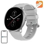 "Smartwatch mit 1,43" AMOLED Display, Edelstahlgeh&auml;use, Bluetooth-Telefonie, Silber"