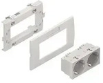 HKL Zweifachsteckdoseneinheit weiss KES-2.3.3