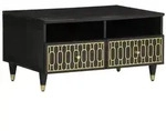 vidaXL Couchtisch 80x54x40 cm Massivholz Mango