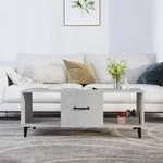 vidaXL Couchtisch Betongrau 102x50x40 cm Holzwerkstoff