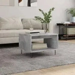 vidaXL Couchtisch Betongrau 60x50x40 cm Holzwerkstoff