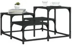 vidaXL Couchtisch Schwarz 68x68x40 cm Holzwerkstoff