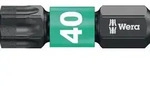 Bit 867/1 IMP DC T40 L.25mm 1/4 Zoll C6,3 Impaktor,DC Box m.10 Bits WERA