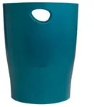 Exacompta 8x Papierkorb Ecobin, Neo Deco - Bleu canard - 45328D