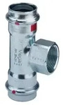 VIEGA T-Stueck PRESTABO 1117.2, 558970 54x1/2x54, aus unlegiertem Stahl mit IG