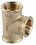 Viega T-St&uuml;ck 3130 Rp 1xRp 3/4xRp 1, Rotguss