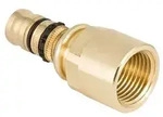 "Geberit Mepla &Uuml;bergang mit Innengewinde, D 32mm, Rp 1 1/4", Rotguss bleifrei"