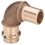 Viega Sanpress-Bogen 90&deg; mit SC-Contur Rotguss oder Siliziumbronze, Modell 2216.1 d: