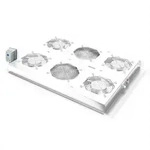 ROTRONIC-SECOMP - Roline - Rack-L&uuml;fter - 4 Ventilatoren, mit Thermostat - auf Dach