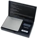 Intirilife Digitale Feinwaage in SCHWARZ &ndash; 500g Elektronische Taschenwaage mit Tara