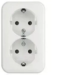 Busch-Jaeger SCHUKO-Doppelsteckdose 202 EAPB/11W