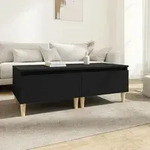 vidaXL Beistelltische 2 Stk. Schwarz 50x46x35 cm Holzwerkstoff