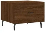 vidaXL Couchtisch Braun Eichen-Optik 50x50x40 cm Holzwerkstoff