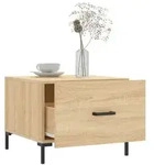vidaXL Couchtische 2 Stk. Sonoma-Eiche 50x50x40 cm Holzwerkstoff