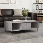 vidaXL Couchtisch Grau Sonoma 104x60x35 cm Holzwerkstoff