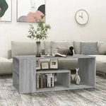 vidaXL Couchtisch Grau Sonoma 100x50x40 cm Holzwerkstoff