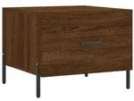 vidaXL Couchtisch Braun Eichen-Optik 50x50x40 cm Holzwerkstoff