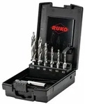 RUKO ULTIMATECUT Kombi-Maschinengewindebohrer-Bit Satz HSS - 7 tlg. - 270620RO