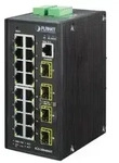 PLANET IGS-20040MT - Switch - managed - 16 x 10/100/1000 + 4 x Gigabit SFP