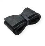 ROLINE PVC Gewebeschlauch f&uuml;r Kabelb&uuml;ndelung, mit Klettband, schwarz, 2,5 m