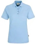 HAKRO Damen Poloshirt Classic eisblau, XS