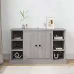 vidaXL Sideboard Grau Sonoma 100x35,5x60 cm Holzwerkstoff