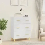 vidaXL Sideboard Wei&szlig; 70x34x90 cm Holzwerkstoff
