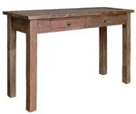 vidaXL Konsolentisch Massives Mahagoniholz 123x42x75 cm