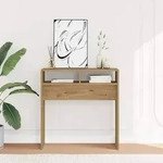 vidaXL Konsolentisch Artisan-Eiche 78x30x80 cm Holzwerkstoff