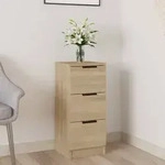 vidaXL Sideboard Sonoma-Eiche 30x30x70 cm Holzwerkstoff
