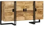 vidaXL Sideboard Massivholz Mango 150x40x80 cm