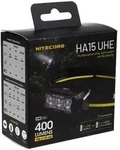 Nitecore HA15 UHE LED Kopflampe, Stirnlampe, Headlamp, max. 400 Lumen, Li-Ion
