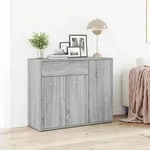 vidaXL Sideboard Grau Sonoma 88x30x70 cm Holzwerkstoff