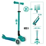 GLOBBER ELITE LIGHTS t&uuml;rkis, mit Leuchtrollen