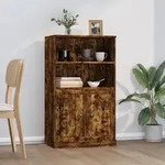 vidaXL Highboard R&auml;uchereiche 60x35,5x103,5 cm Holzwerkstoff