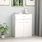 vidaXL Sideboard Wei&szlig; 60x30x75 cm Holzwerkstoff