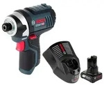 Bosch GDR 12V-105 Akku Drehschlagschrauber 12V 105Nm + 1x Akku 6,0Ah +...